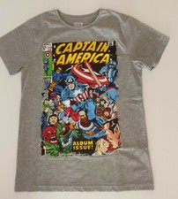 T-shirt Marvel Captain America Grigia Originale prodotto ufficiale