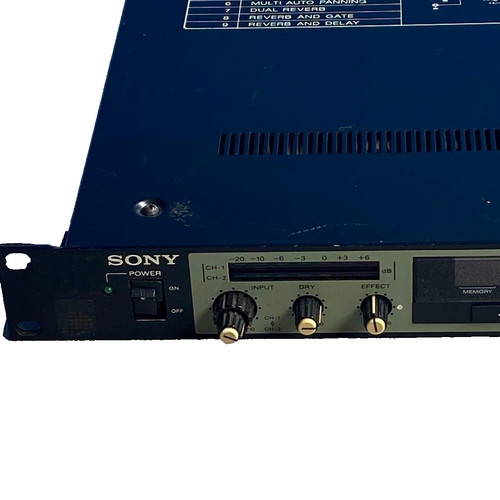 Sony r201 digital reverb - mu,