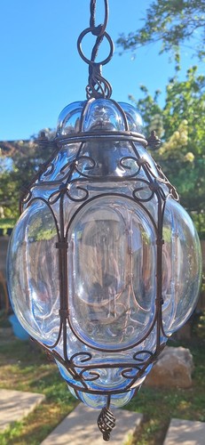 Lampada sospensione vetro - lampada, in