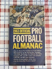 1963 Official Pro Football Almanac (1963) Fawcett World Paperback Very Good Cond