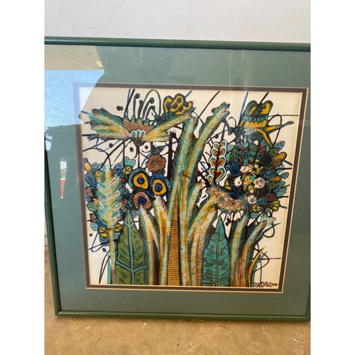 Quadro batik indonesiano