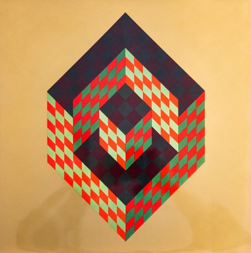 Vasarely elioincisione - elioincisione, da