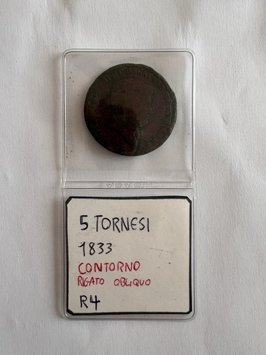 Tornesi 1833 regno delle - 5,