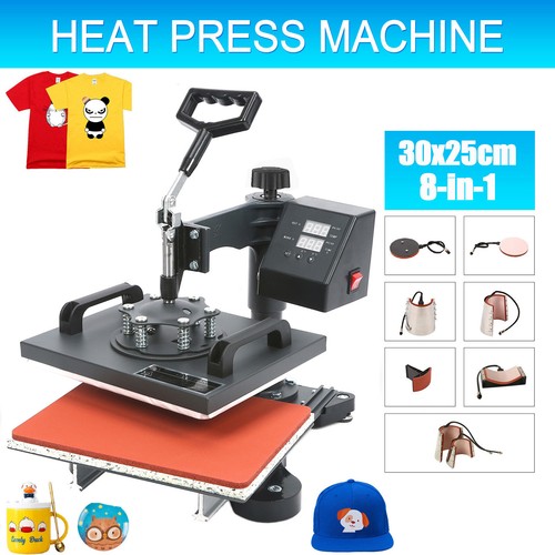 8in1 30x25cm pressa calore - pressa,