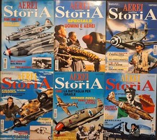 Aerei nella storia - 2011 Riviste Delta Editrice 6 fascicoli dal n.76 al n.81