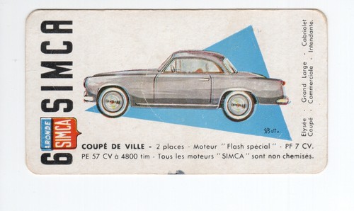 Automobile simca coupé de - simca,