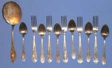 Antico set posate russo