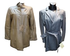 Giubbotto Donna Vera Pelle Real 80's Vintage Artigianale Nappa Alta Qualità 2 Md