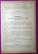 FOSSACESIA 1892 REGIO DECRETO CONCENTRA CONGREGAZIONE DI CARITA'-4614