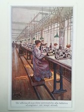 CARTOLINA PUBBLICITARIA LONGINES SVIZZERA OROLOGIO PUBBLICITÀ MARCA 