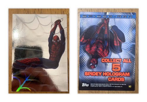Topps 2002 spider - spider-man, (movie)