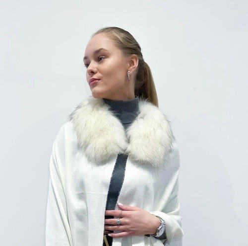 Stola donna lana con - donna,
