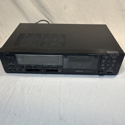 Zenith cv670 cassette deck - zenith,
