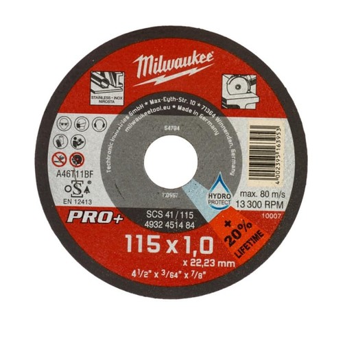 Milwaukee disco pro corte - milwaukee, x