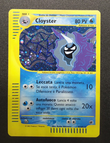 Cloyster holo expedition 165 - cloyster,