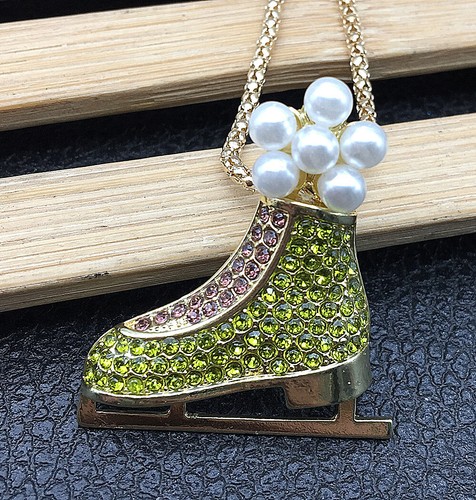 Collana spilla lunga - collana/spilla,