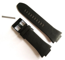 DIESEL Original Cinturino In Pelle DZ4645 Bracciale Nero 31 Mm