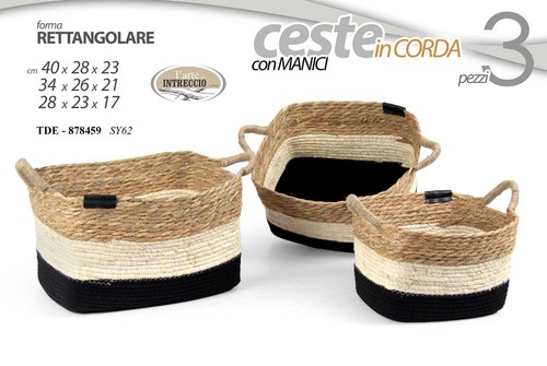 Ceste cesta portabiancheria - 3,