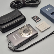 Canon IXUS 115 HS / PowerShot ELPH 100 HS 12.1MP 4x Digital Camera, Charger, SD