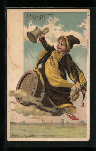 Cartolina münchnerkindl vola - cartolina,
