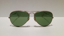 VINTAGE B&L RAY BAN AVIATOR RB3 USA GOLD 58[]14