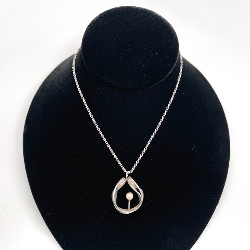 Collana perle argento - , sterling
