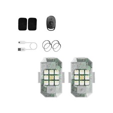 2x luci stroboscopiche a LED