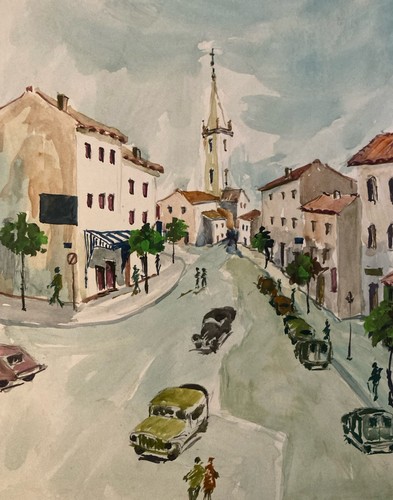 Pittura originale gallo olio - pittura,