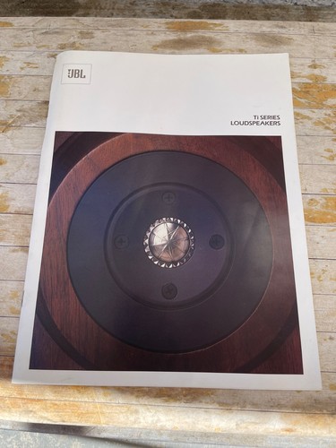Catalogo brochure vintage jbl - brochure,