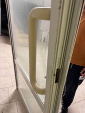 porta blindata con vetro