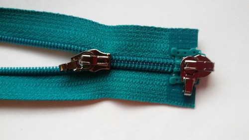 Cerniera turchese scuro nylon - turchese,