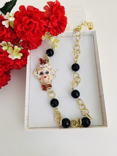 Collana testa moro - collana,