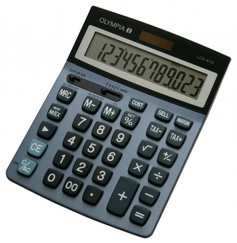 Calcolatrice olympia lcd 6112 - calcolatrice, lcd-6112