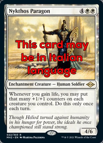 Mtg nykthos paragon exc - mtg,
