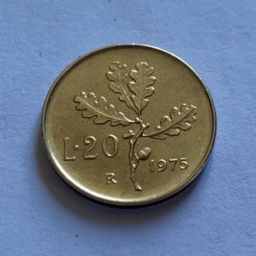 Moneta 20 lire 1975 - 20,