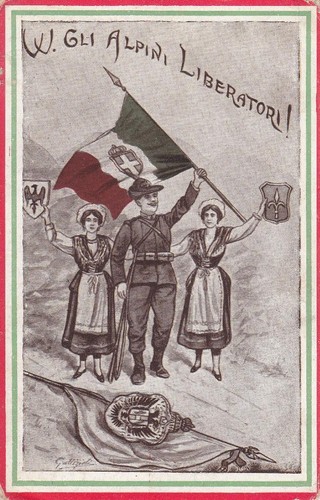 C196 ww1 allegorica trento - ww1, di
