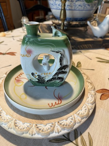 Set vaso piatto porcellana - set, e