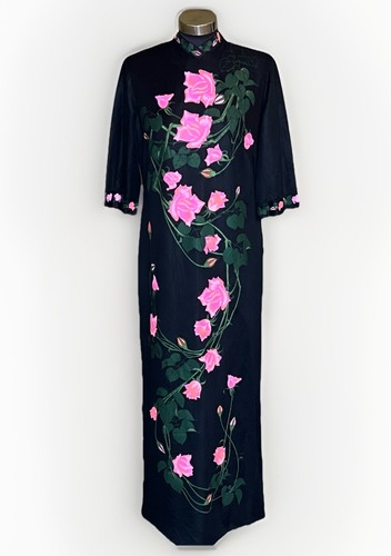 Maxi abito rosa vintage - , anni