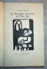 AMBROISE VOLLARD LA POLITIQUE