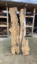 Coppia di tavole di legno di