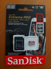 Sandisk 1tb Extreme Pro MicroSD Classe 10 A2 U3 V30