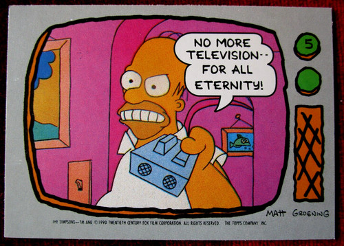 The simpsons card 05 - simpsons,