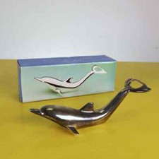 apri bottiglie in silver plated delfino