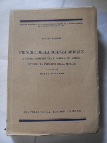 Principi della scienza morale
