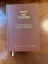 1957 mass and vespers - 1957,