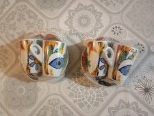 4 tazzine con piattini - 2