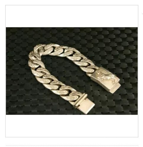 Raro bracciale statua testa - , di
