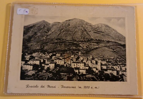 Cartolina antica rosciolo dei - cartolina,