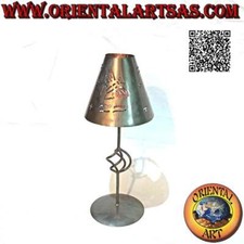 Portacandele cono traforato