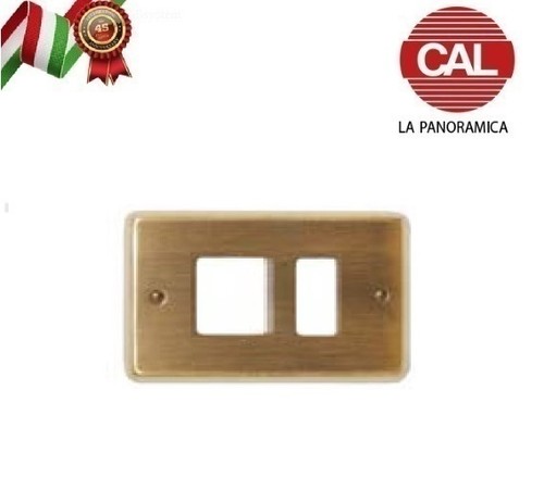 Placca schuko bronzo - schuko+, 1p